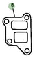 John Deere Original Equipment Gasket - M113689