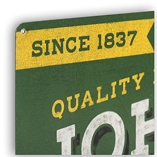 John Deere High Gloss Die Cut Metal Billboard Sign - LP79532