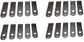 John Deere Original Equipment Combine Stationary Blade (20 PACK) - H215004