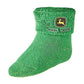Infant John Deere Terry Cloth Booties / Socks (Green) - LP64353