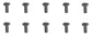 John Deere (10 PACK) Original Equipment Carriage Bolt - 03M7184