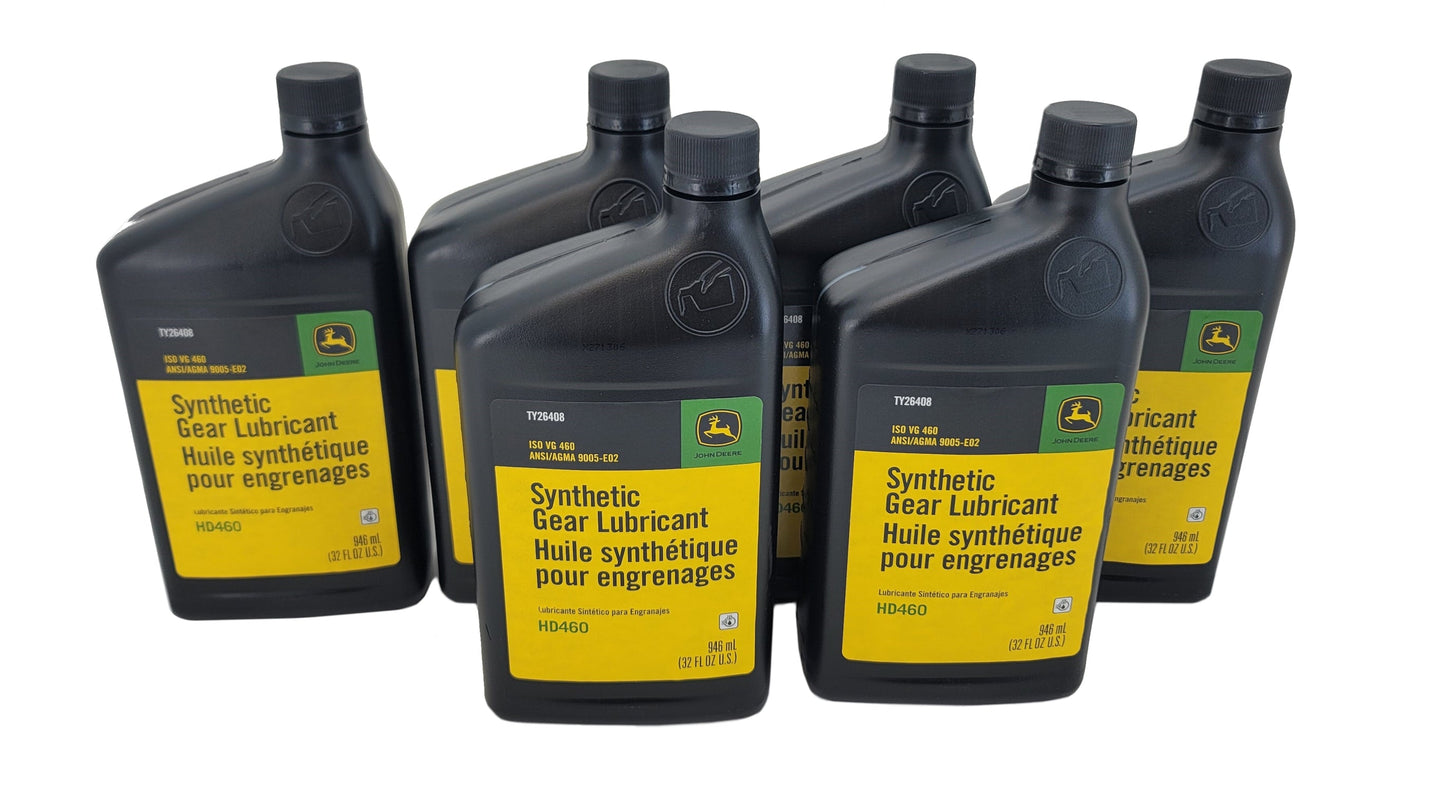 John Deere (6 PACK) Original Equipment Synthetic Gear Lubricant - TY26408