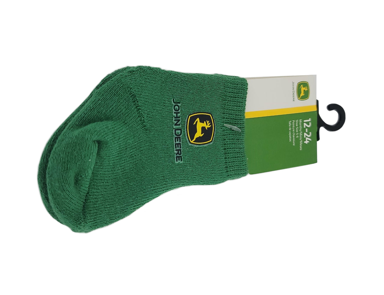 John Deere Logo Infant (12-24M) Crew Sock Green - LP64360