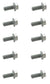 John Deere (10 PACK) Original Equipment Screw - 19M7793