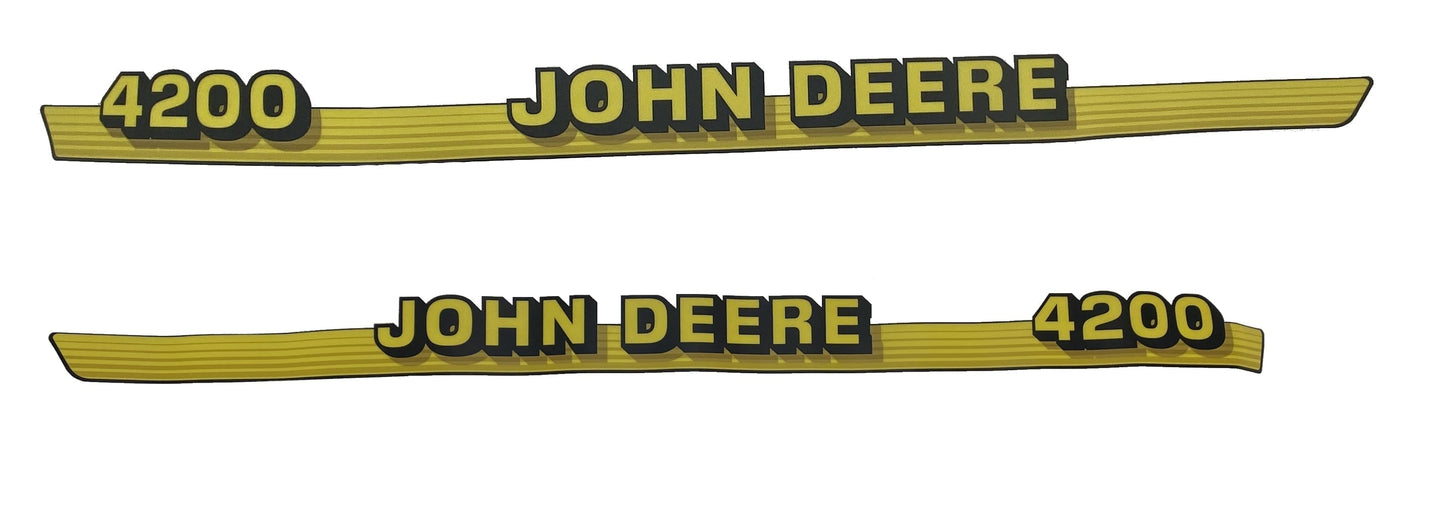 John Deere Original Equipment Label  Set - M116986 & M116987