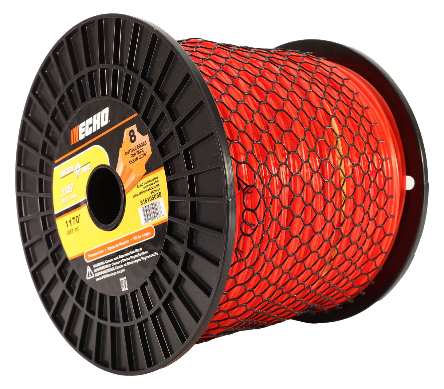 Echo Original Equipment Cross-Fire Trimmer Line, 5 LB Spool, 0.105" Diameter - 316105055