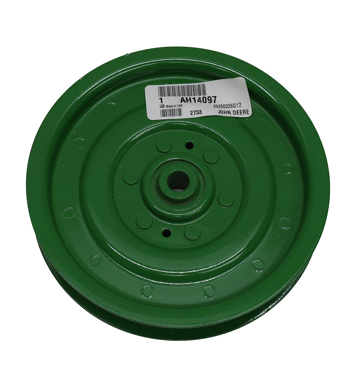 John Deere Original Equipment Sheave Idler Pulley with Bearing - AH14097