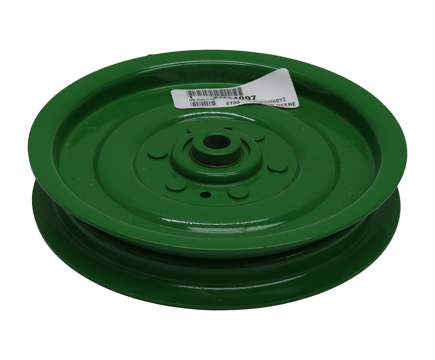 John Deere Original Equipment Sheave Idler Pulley with Bearing - AH14097