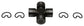 John Deere Original Equipment Universal Cross Joint Bearing - AH202474