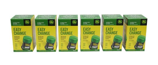 John Deere (6 PACK) Easy Change 30-Second Oil Change System - AUC12916