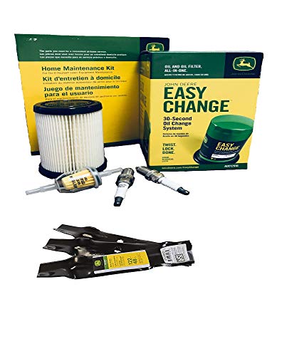 John Deere Original Equipment Model E150 Maintenance Kit + Standard Blades