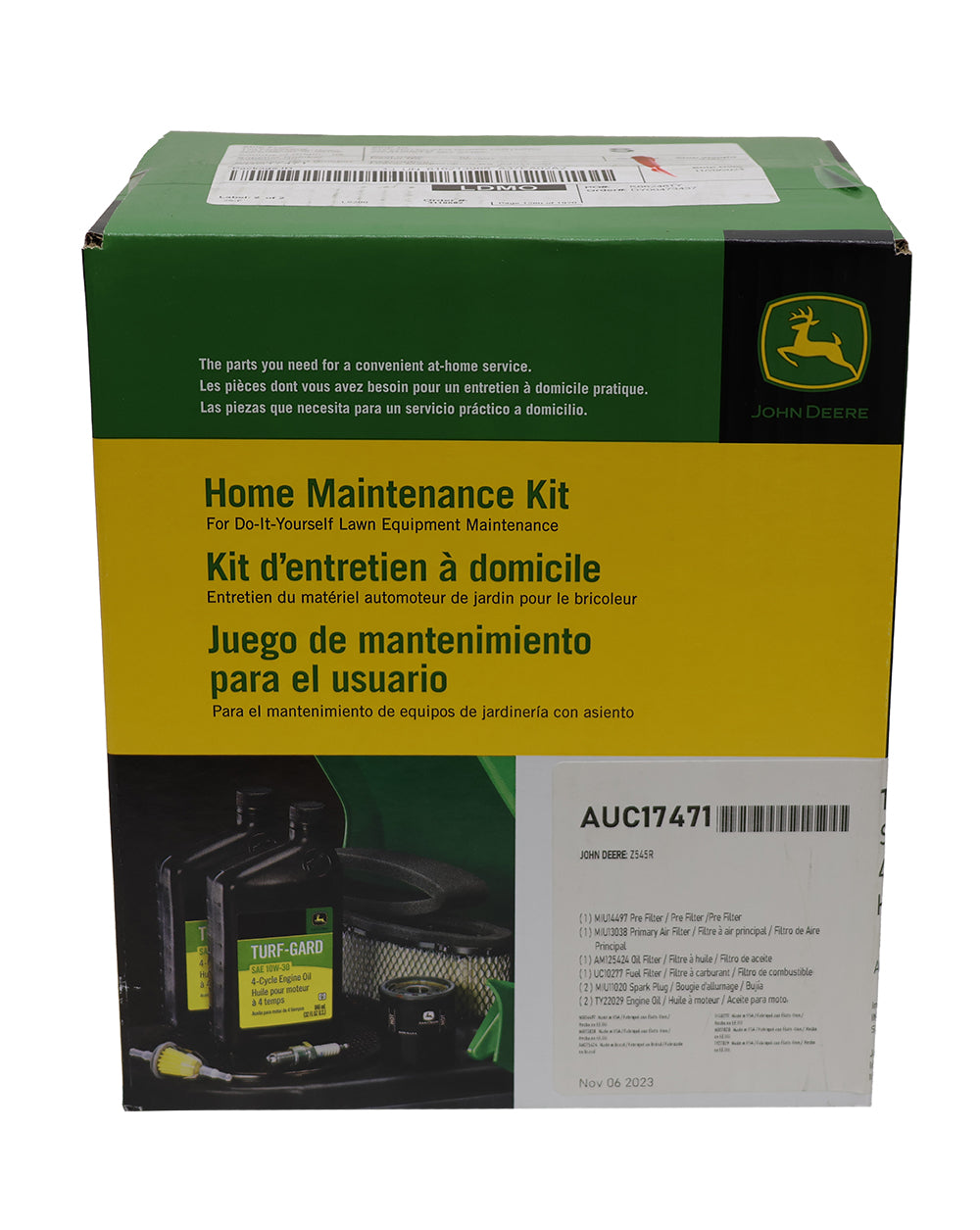 John Deere Original Equipment Home Maintenance Kit - AUC17471