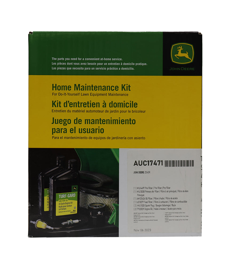 John Deere Original Equipment Home Maintenance Kit - AUC17471