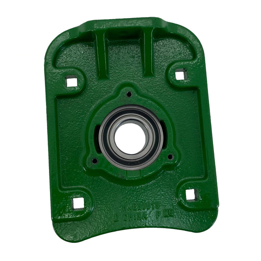 John Deere OEM Bearing With Housing AXE23392, angled view