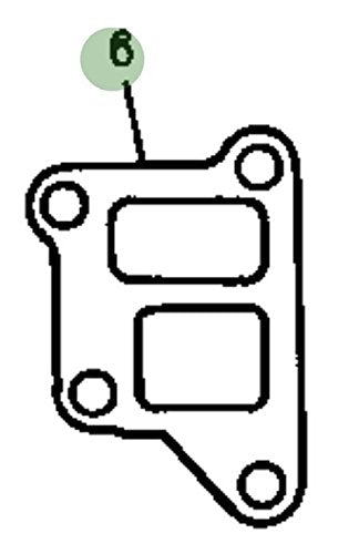 John Deere Original Equipment Gasket - M113689