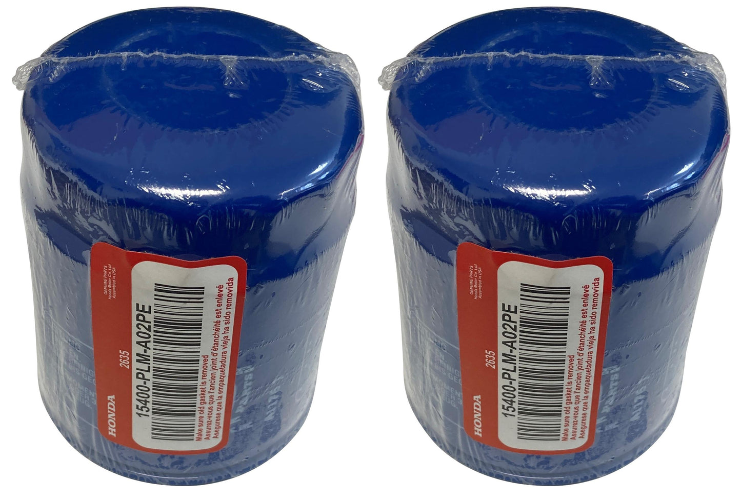 Honda Original Equipment Oil Filter (Pack of 2) - 15400-PLM-A02PE