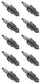 Honda (10-Pack) Original Equipment Spark Plug - 98079-56846,10