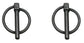 John Deere Original Equipment (2 PACK) Quick-Lock Spring Locking Pin - B15648,2