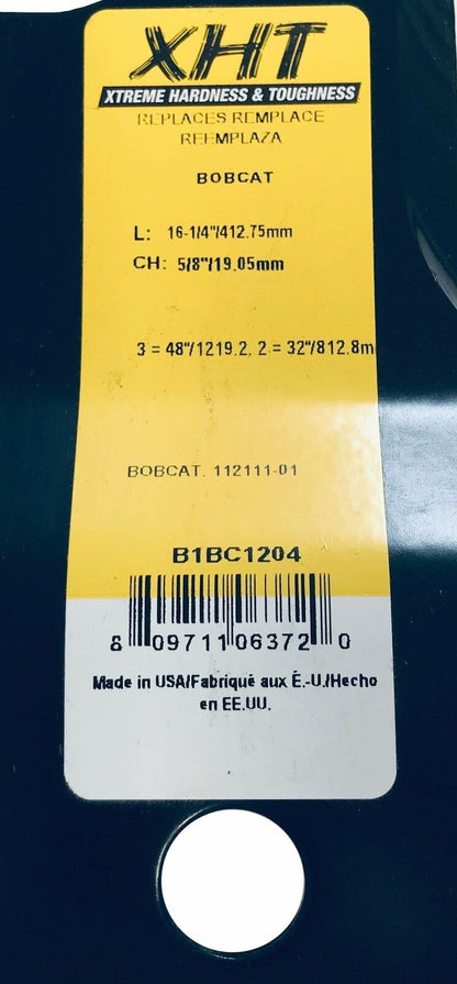 A&I XHT 16-1/4", 5/8", HL Mower Blade (Single) - B1BC1204,1
