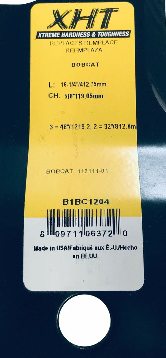 A&I XHT 16-1/4", 5/8", HL Mower Blade (Single) - B1BC1204,1