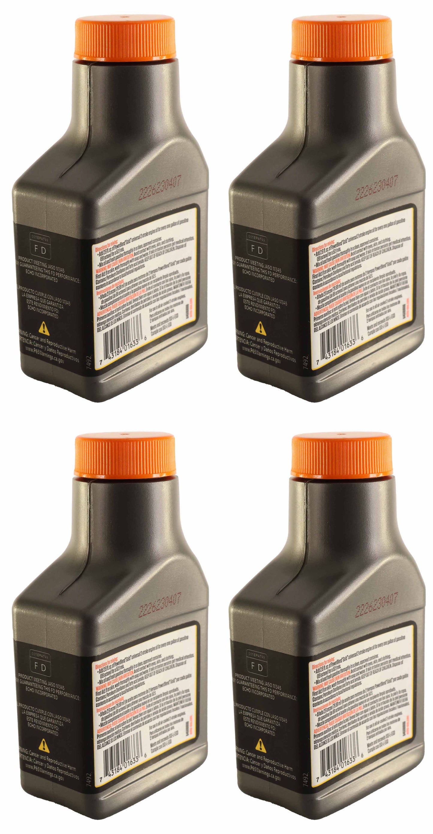 Echo Original Equipment 4-PACK PowerBlend Gold 2.6 Oz. 2-Stroke Engine Oil - 6450000