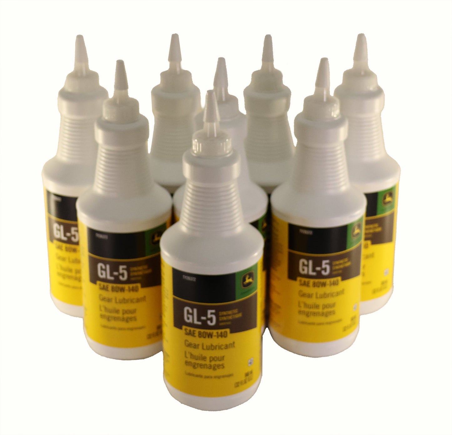 80w140 gear oil John Deere Original Equipment GL-5 Synthetic SAE 80W-140 Gear Lubrican