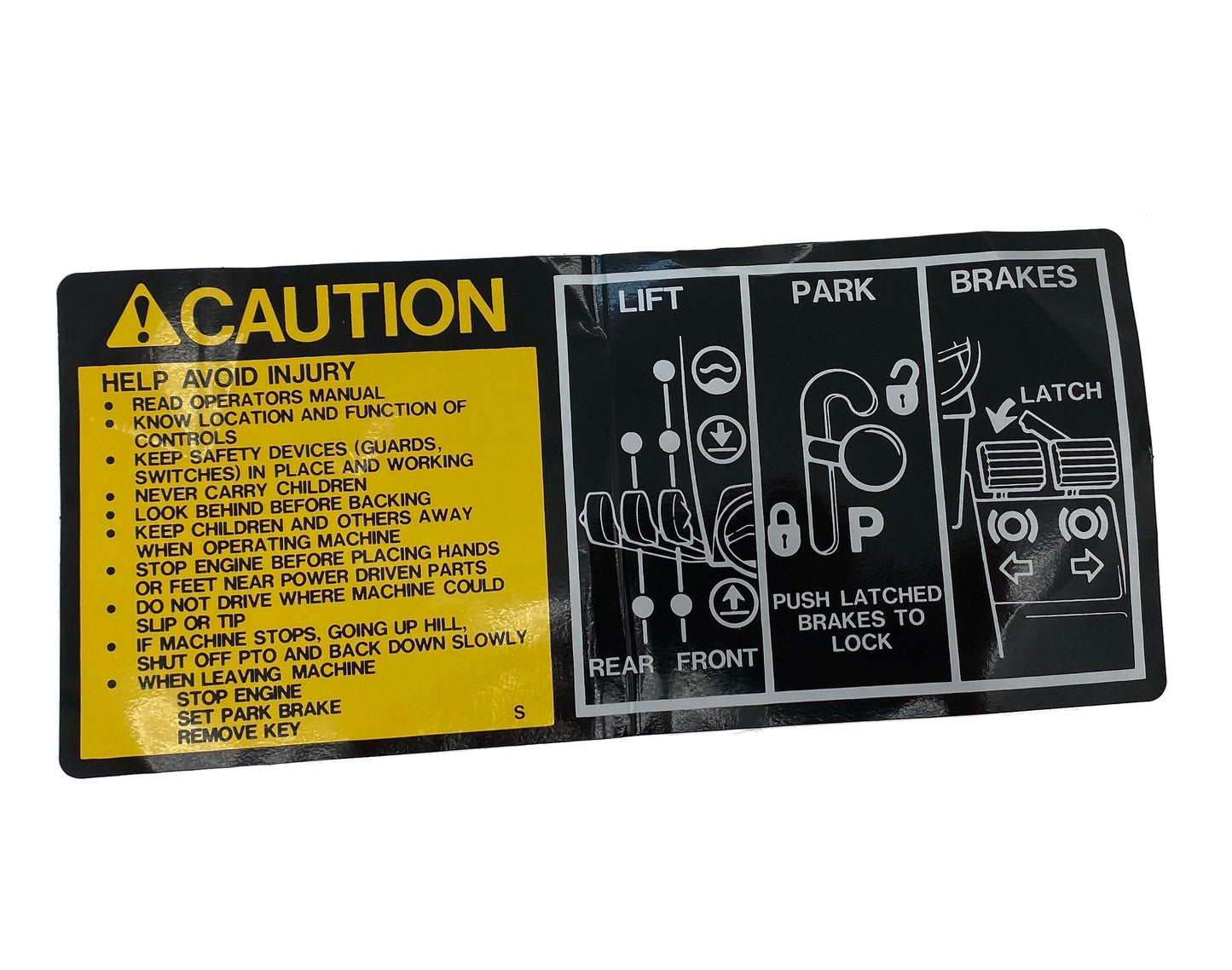 John Deere Original Equipment Label - M89301