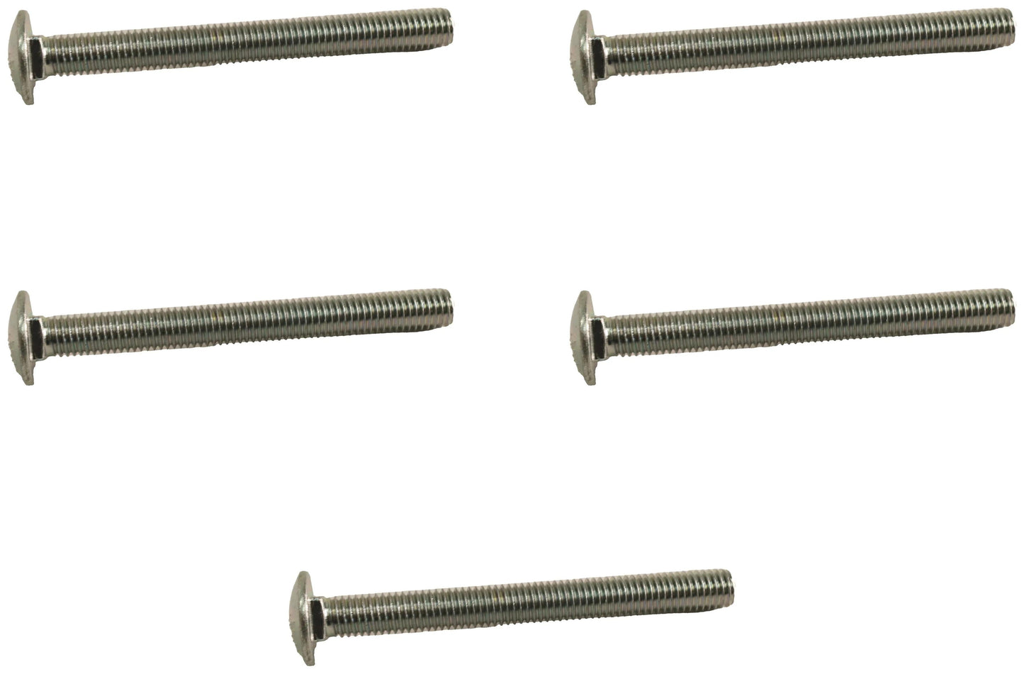 John Deere Original Equipment Round Head Square Neck Bolt, M8 X 80 (5-PACK) - 03M7267