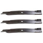 John Deere Original Equipment 3 Mower Blades #TCU15882(3)