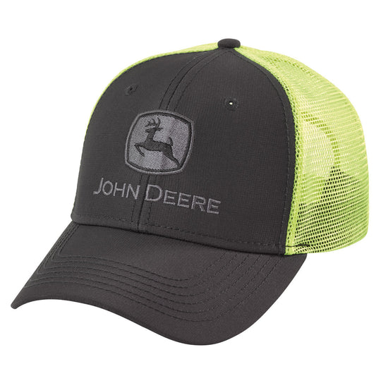 John Deere Black/Neon Yellow Hat/Cap - LP73675