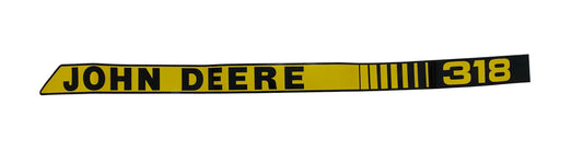 Top-down angle of John Deere M85016 label
