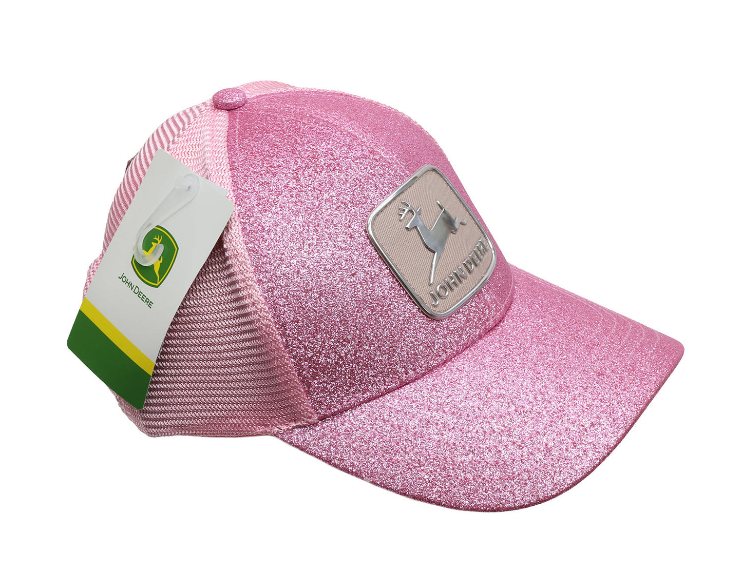 John Deere Women's Pink Glitter Hat/Cap - LP82705