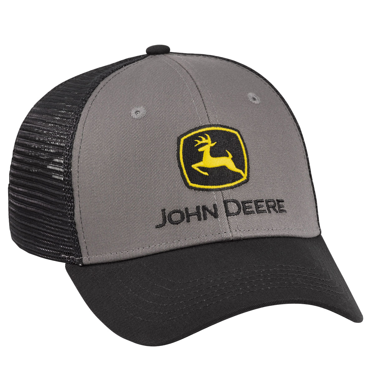 John Deere Original Equipment Cloth/Mesh Construction Cap - LP69076