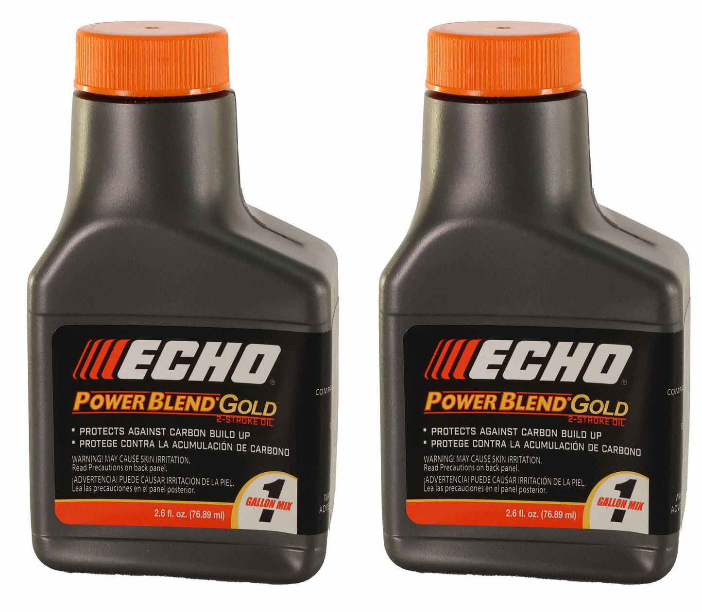 Echo Original Equipment 2-PACK Power Blend Gold Oil Mix 50:1 (2.6 fl oz Bottles) - 6450001