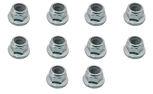 John Deere (10 PACK) Original Equipment Flangehead Locknut -14M7400,10