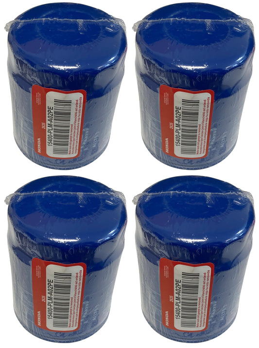 Honda Original Equipment Oil Filter (Pack of 4) - 15400-PLM-A02PE