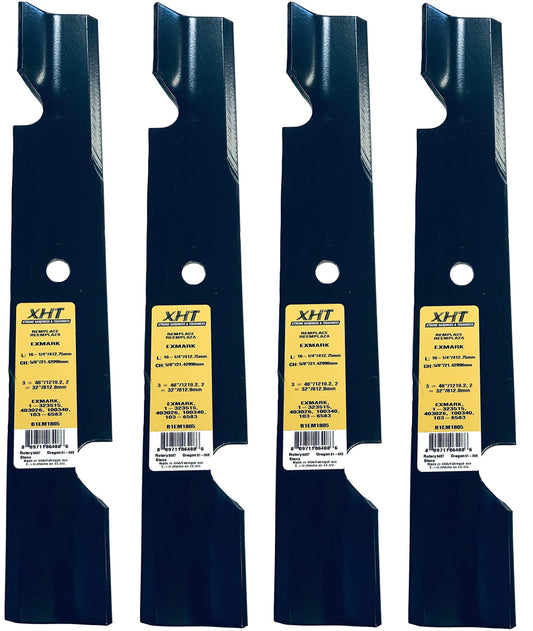 A&I XHT 16-1/4", 5/8" Mower Blade (Set of 4) - B1EM1805,4