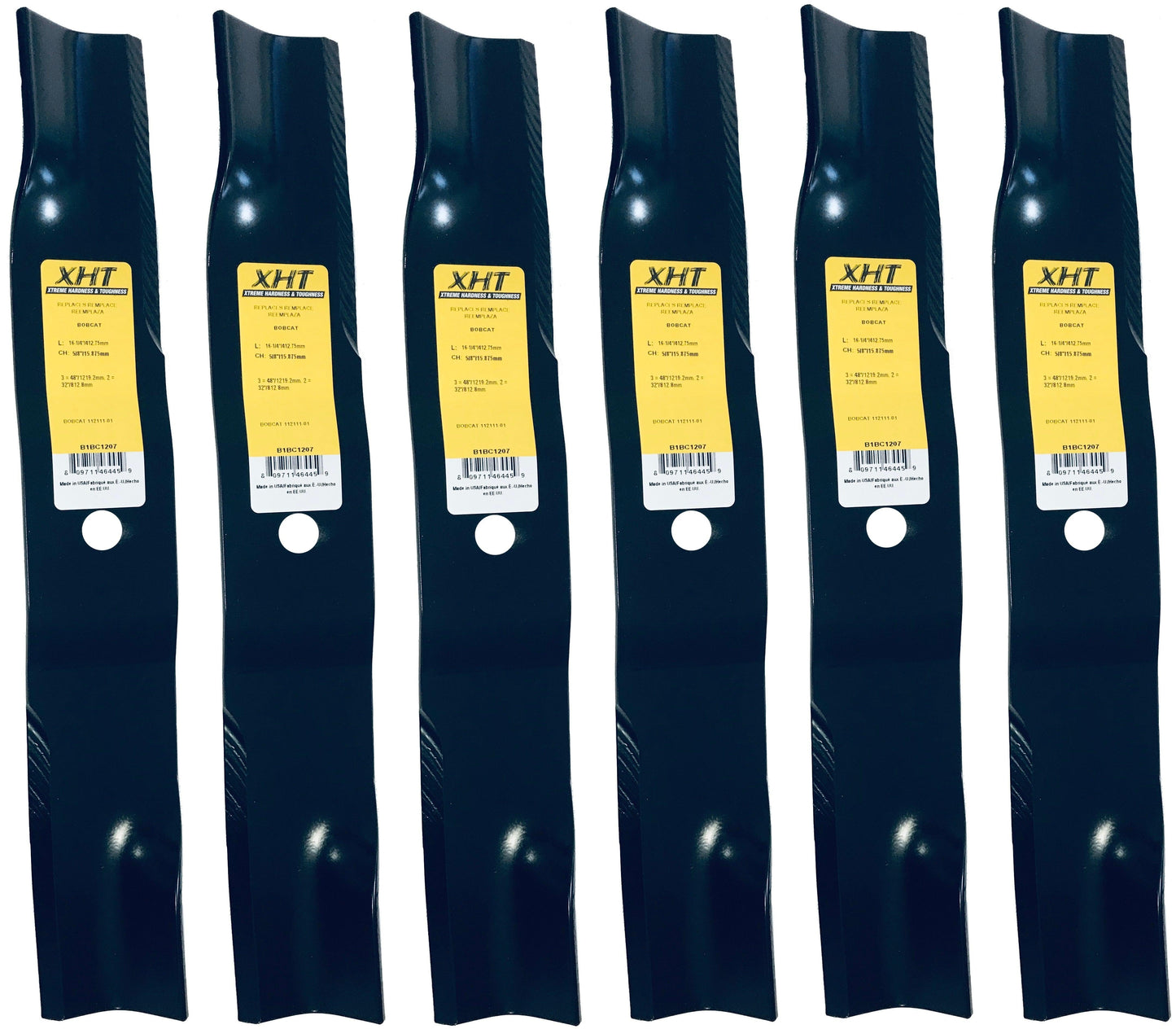 XHT Bobcat Non-Notched 112111-01 (Set of 6) - B1BC1207,6