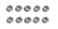 John Deere Original Equipment Nut (10 Pack) - 14M7274