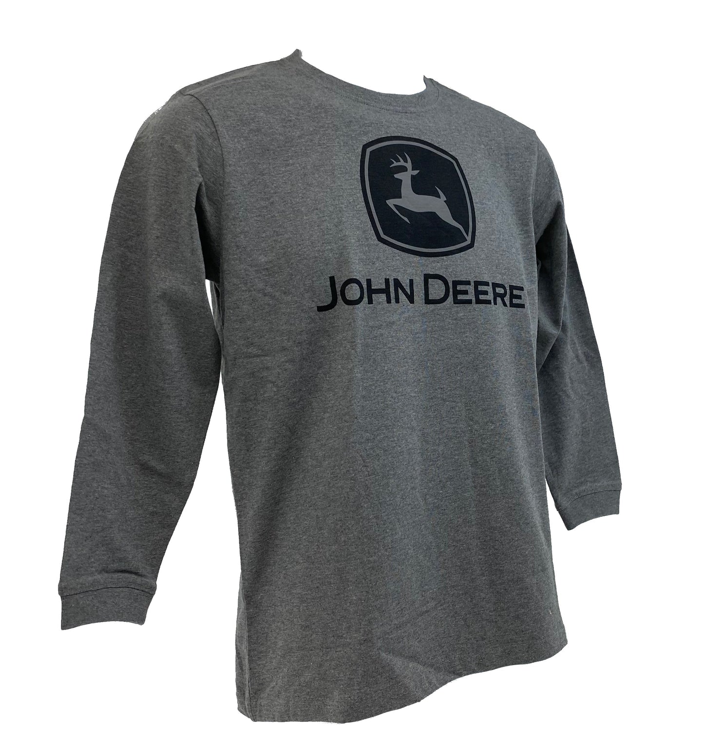 John Deere Logo Boy T-Shirt Grey Youth Medium - LP75771