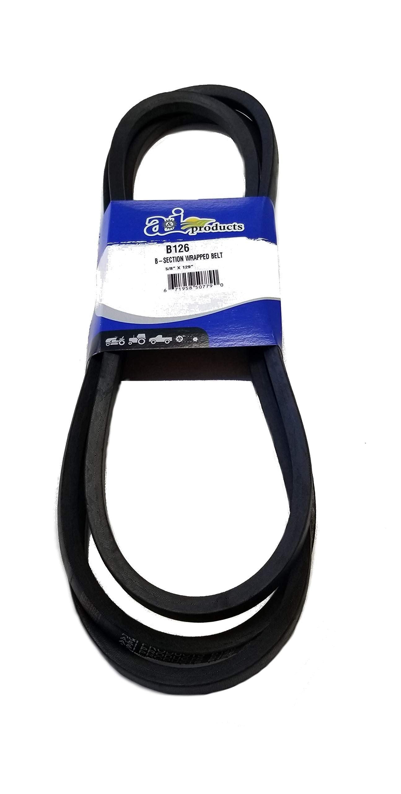 A&I Products Classical V-Belt (5/8" X 129") - A-B126