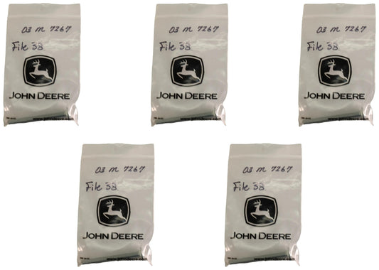 John Deere Original Equipment Round Head Square Neck Bolt, M8 X 80 (5-PACK) - 03M7267