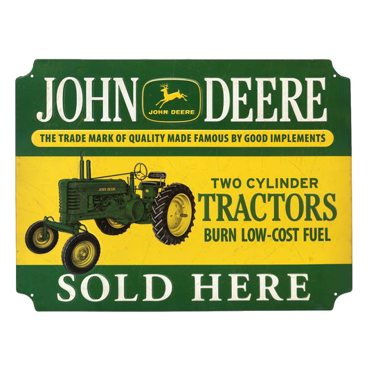 John Deere Tractors Sold Here Metal Sign LP82986