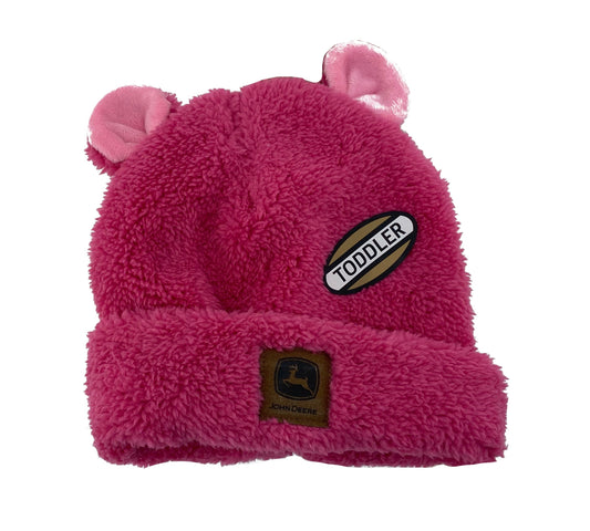 John Deere DGT Toddler Pink Polar Fleece Ear Hat - LP82737