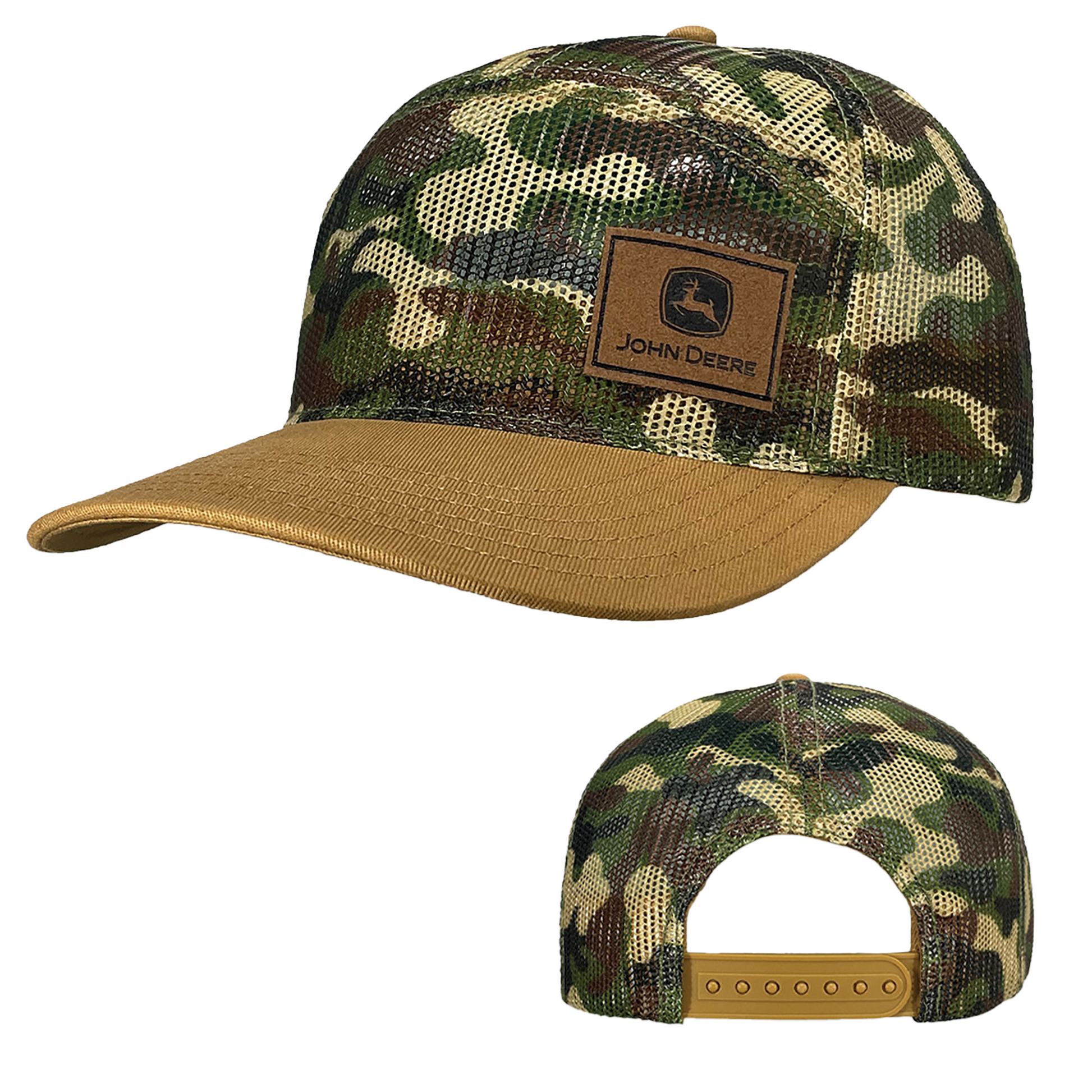 John Deere Full Camo Mesh Trucker Hat LP83263 –