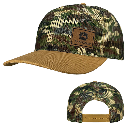 John Deere Full Camo Mesh Trucker Hat - LP83263