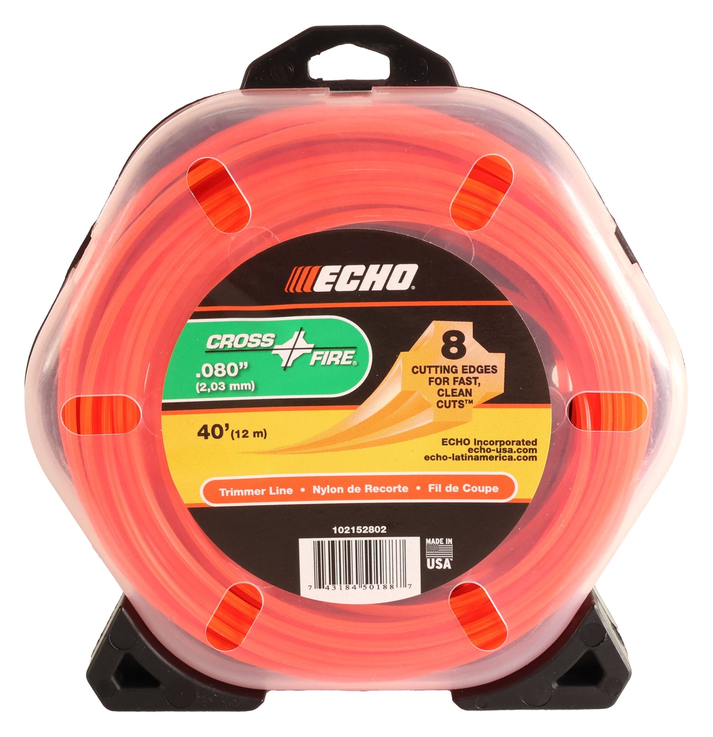 Echo Original Equipment Cross-Fire Trimmer Line, .080 Line 40 ft. Loop - 102152802