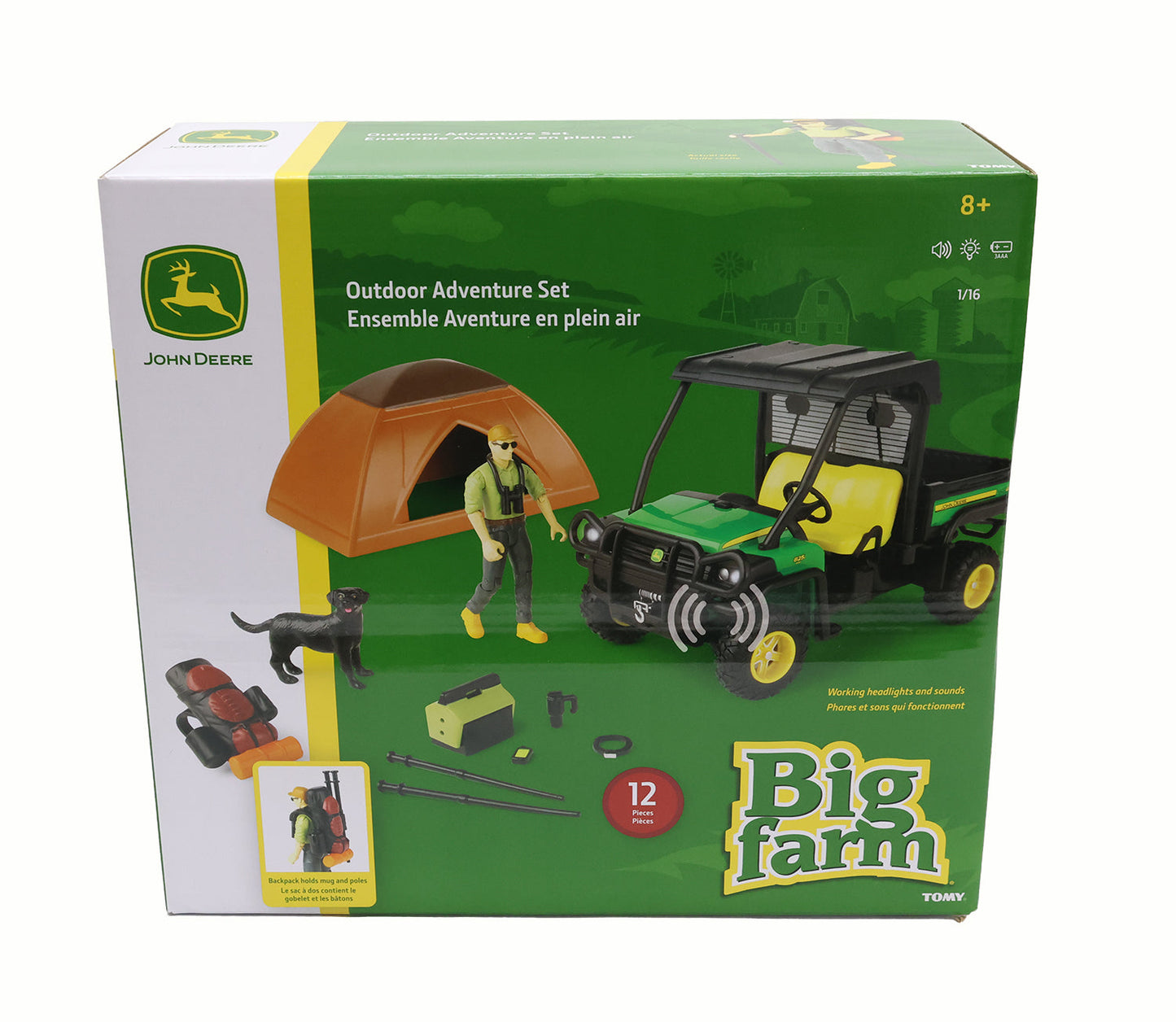 1/16 John Deere Big Farm Outdoor Adventure Toy Set - LP83016