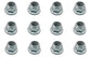 John Deere (12 PACK) Original Equipment Flangehead Locknut -14M7400,12