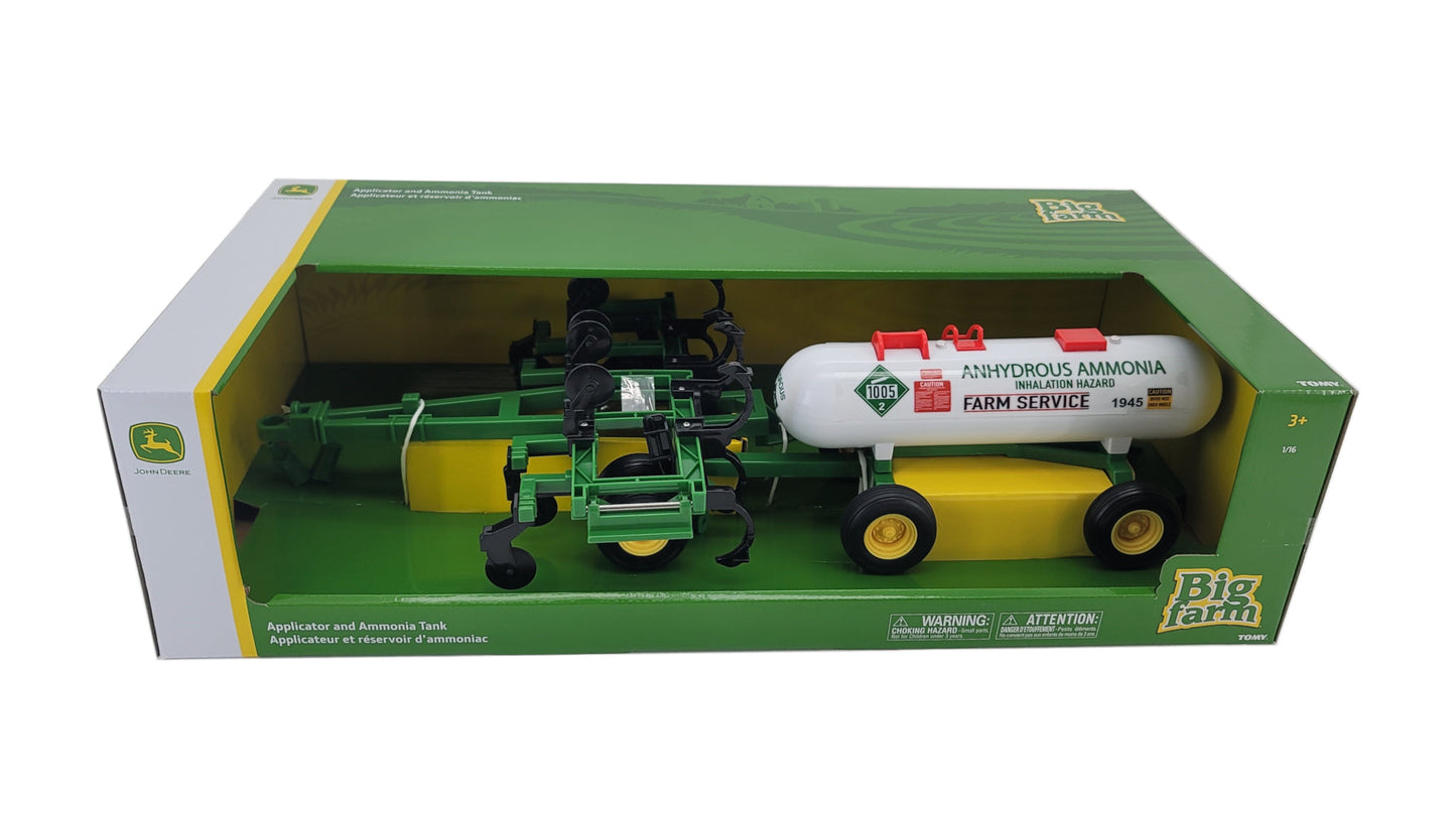 1/16 John Deere Applicator w/ Anhydrous Tank Toy - LP81013